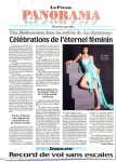 Articolo da Il Messaggero, Gala delle Margherite 2004