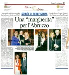 Articolo da Il Messaggero, Gala delle Margherite 2009
