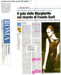 Articolo da Il Messaggero Gala delle Margherite 2011